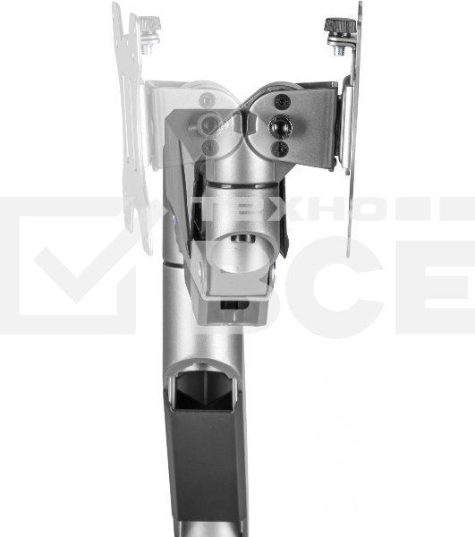 Кронштейн для мониторов Ultramounts UM717 серебристый 17'-49' макс.18кг крепление к столешнице поворот и наклон