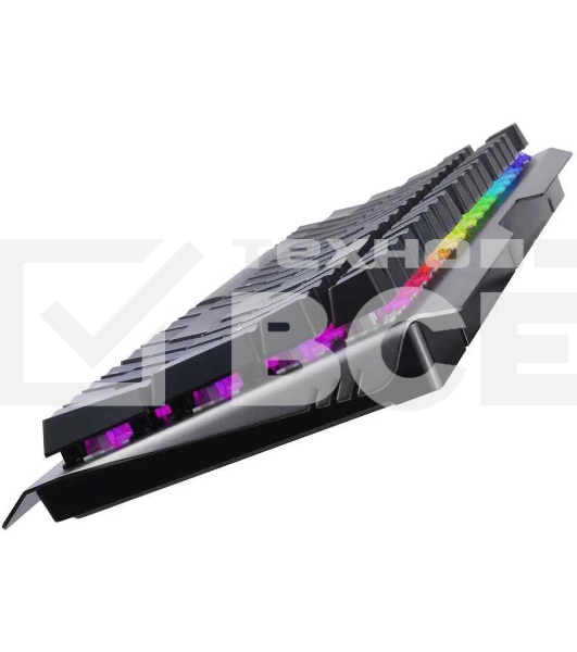 Клавиатура проводная игровая Mad Catz S.T.R.I.K.E. 13 US БЕЗ РУССКОЙ РАСКЛАДКИ черная (CHERRY MX RED Switch, 96 кл., RGB подсветка, USB)