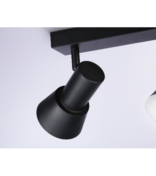 Светильник Ambrella light TA13122/3 BK/WH черный/белый GU10/3 max 12W 470*85*150