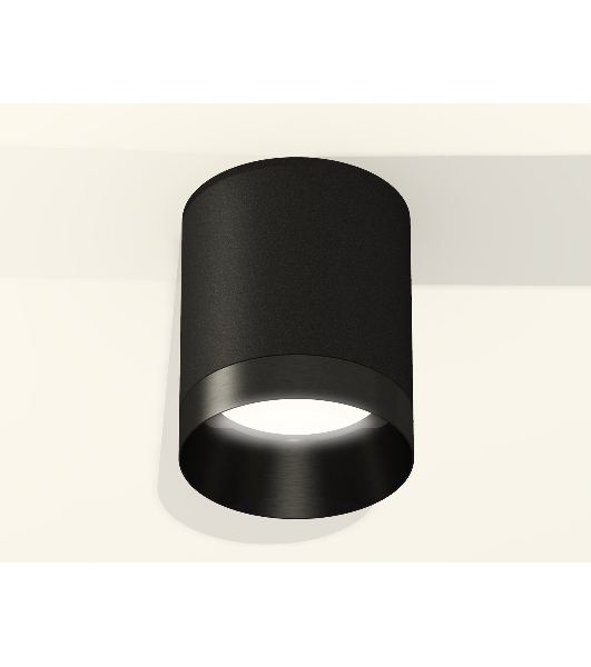 Светильник Ambrella Light XS6302021 SBK/PBK черный песок/черный полированный MR16 GU5.3 (C6302, N6131)