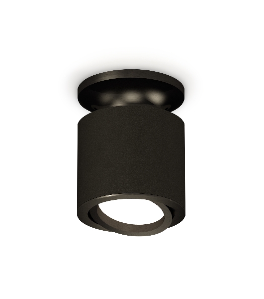 Светильник Ambrella Light XS7402060 SBK/PBK черный песок/черный полированный MR16 GU5.3 (N7926, C7402, N7002)