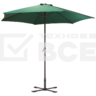 Зонт садовый Ecos GU-03 (зеленый) с крестообразным основанием