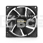 Вентилятор для корпуса ExeGate E08025H4P-PWM черный, 80 мм, 2300 об/мин, 23 дБ, 4 pin, фото3
