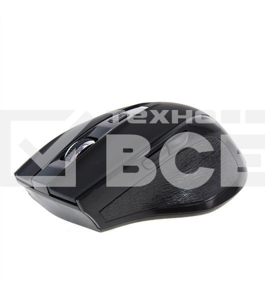 Мышь беспроводная Crown CMM-935W черный, 1600 dpi, радиоканал, USB, кнопки - 6
