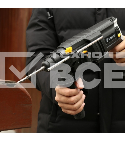 Перфоратор Deko DKH850W патрон:SDS-plus уд.:3Дж 850Вт (кейс в комплекте)