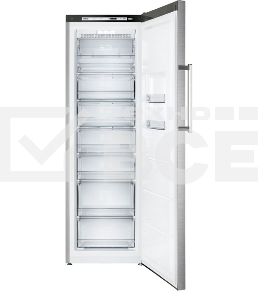 Морозильная камера Atlant М-7606-140-N, нержавеющая сталь, 278л, 7 ящиков