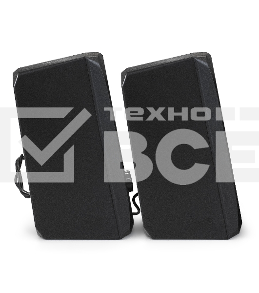 Акустическая система 2.0 ExeGate EX289686RUS Accord 220 (питание USB, 2х3Вт (6Вт RMS), 60-20000Гц, цвет черный, RGB подсветка)