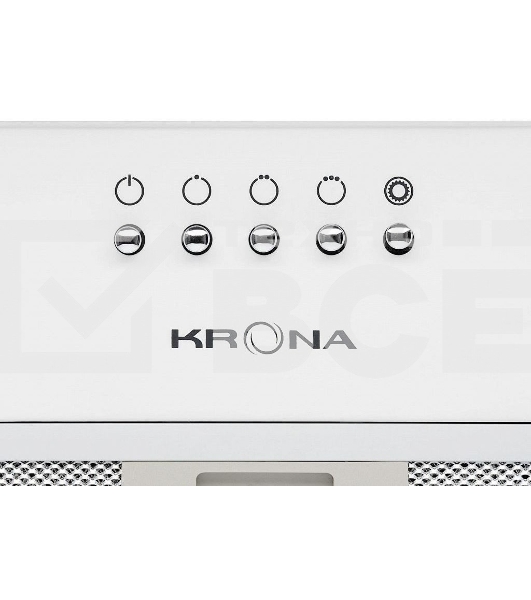Вытяжка кухонная Krona RUNA 600 white PB