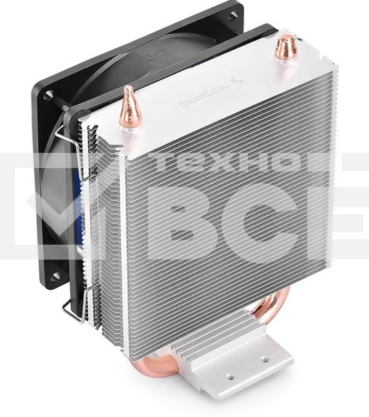 Кулер для процессора DEEPCOOL ICE BLADE 100 PWM 1700 синий, 92 мм, алюминий/медь, 2200 об/мин, 29 дБ, 4 pin, 100 Вт, 135 мм