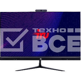 Моноблок IRU Office 23IH5P 23.8' Full HD i3 10105 (3.7) 8Gb SSD1Tb UHDG 630 Free DOS GbitEth WiFi BT 120W Cam черный 1920x1080