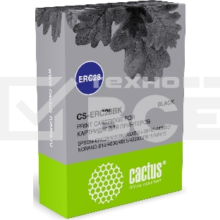 Картридж матричный Cactus CS-ERC28BK ERC28 черный (12.7 мм, 3.1 м) для Epson ERC28/M2000/FUJITSU-29745/AT3000/NORAND-815/4000/4815/4820/DP815/NP815