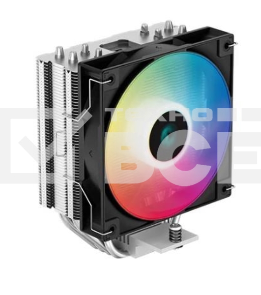 Кулер для процессора DEEPCOOL AG400 LED черный, 120 мм, алюминий/медь, 2000 об/мин, 31.6 дБ, 4 pin, 220 Вт, 150 мм