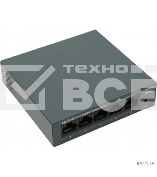 Коммутатор TP-Link 5 ports Giga Unmanagement switch, 5 10/100/1000Mbps RJ-45 ports