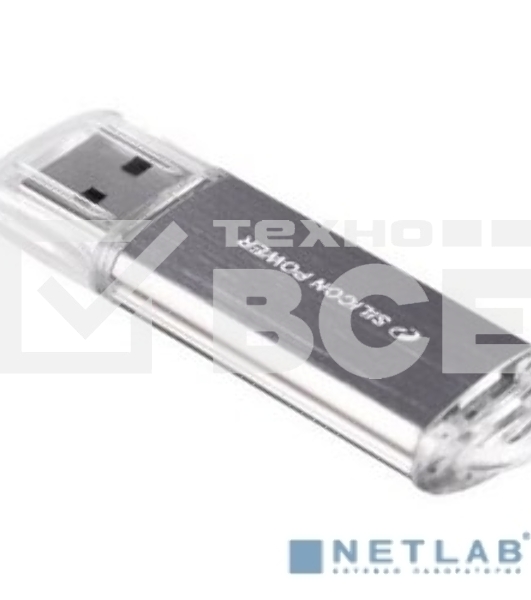 Флэш Диск Silicon Power USB Drive 64Gb Ultima II SP064GBUF2M01V1S {USB2.0, Silver}