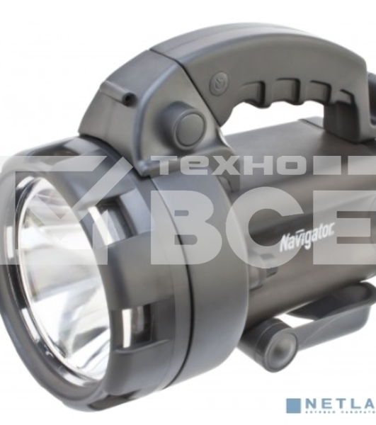Фонарь NAVIGATOR 94 963 NPT-SP09-ACCU Прожект. CREE 1х3Вт+4LED, аккум.4В, 4Ач.