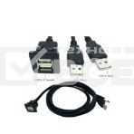 Кабель с разъемами USB 2.0  2 мама для монтажа - 2 папа 2 м, фото 1