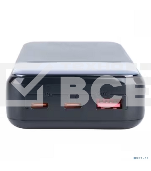 Портативный аккумулятор Perfeo Powerbank LAPTOP 65W 20000 mAh/LED дисплей/PD+QC 3.0/2Type-C/1 USB,max 65W черный