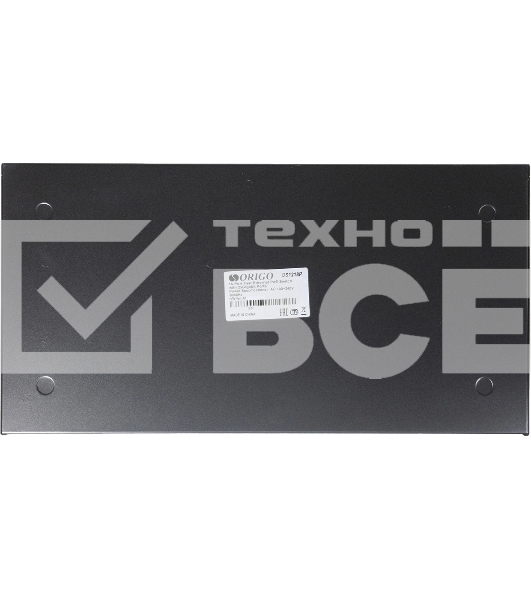 Неуправляемый PoE-коммутатор ORIGO OS1218P/190W/A1A 16x100Base-TX PoE+, 2x1000Base-T, PoE-бюджет 190 Вт, корпус металл