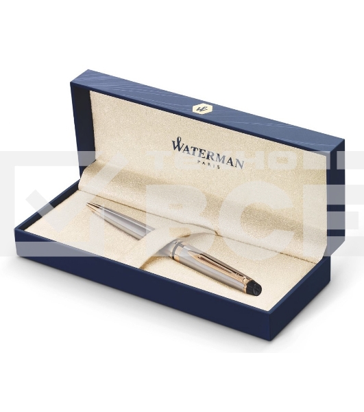 Ручка шариковая Waterman Expert 3 (CWS0952000) Stainless Steel GT M, синие чернила, подарочная коробка
