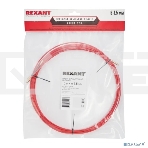 Протяжка кабельная Rexant (мини УЗК в бухте), стеклопруток, d=3,5 мм 10 м, красная, фото3