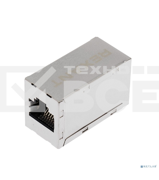 Проходной адаптер, RJ-45(8P-8C), FTP экранированный, категория 6, (гнездо-гнездо), Rexant