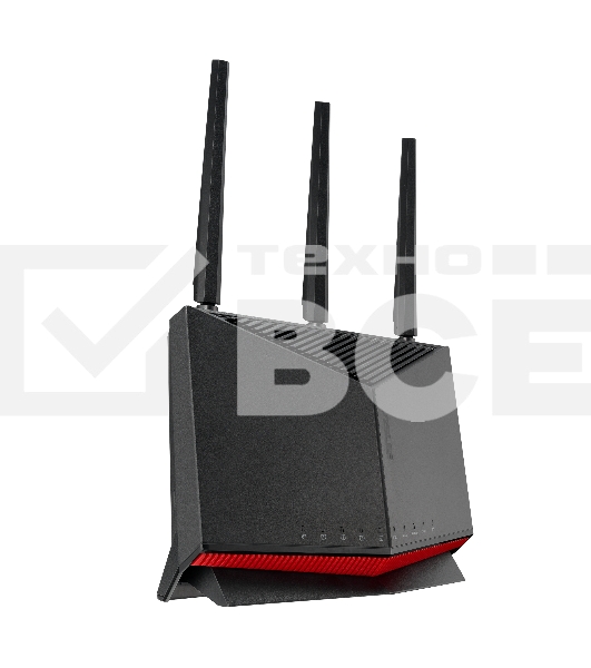 Маршрутизатор ASUS RT-BE86U, черный/красный, 90IG08W0-MO9A0V