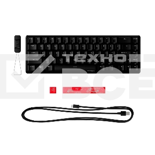 Клавиатура игровая HyperX Alloy Origins 65 Aqua (RUS)