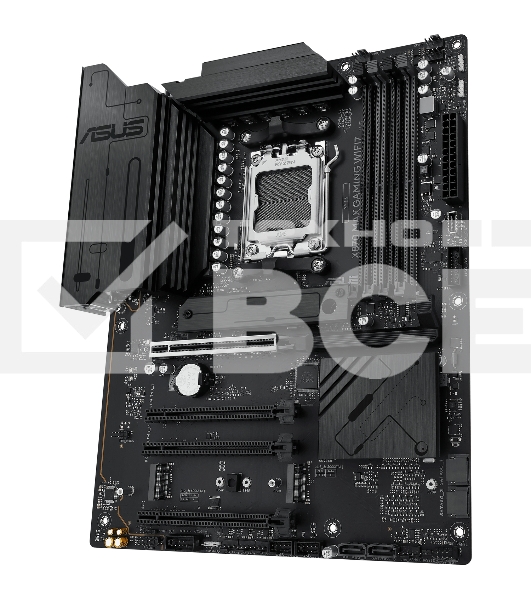 Материнская плата ASUS X870 MAX GAMING WIFI7, AM5, AMD X870, 4xDDR5, 4xSATA, 3xM.2, 1xPCIe 5.0 x16, 2xPCIe 4.0 x16, 1xPCIe x1, 1xHDMI, 2xUSB-C 40Gbps (USB4), 1xUSB-A 10Gbps, 3xUSB-A 5Gbps, 4xUSB-A 2.0, 1x2.5Gb LAN, Wi-Fi 7, Bluetooth 5.4, 3x3.5 мм, 7.1, A