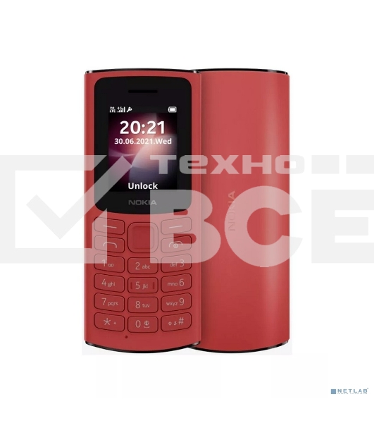 Мобильный телефон Nokia 105 TA-1557 DS EAC1 RED