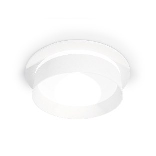 Комплект встраиваемого светильника Ambrella light XC8050020 SWH/FR белый песок/белый матовый GX53 (C8050, N8461)