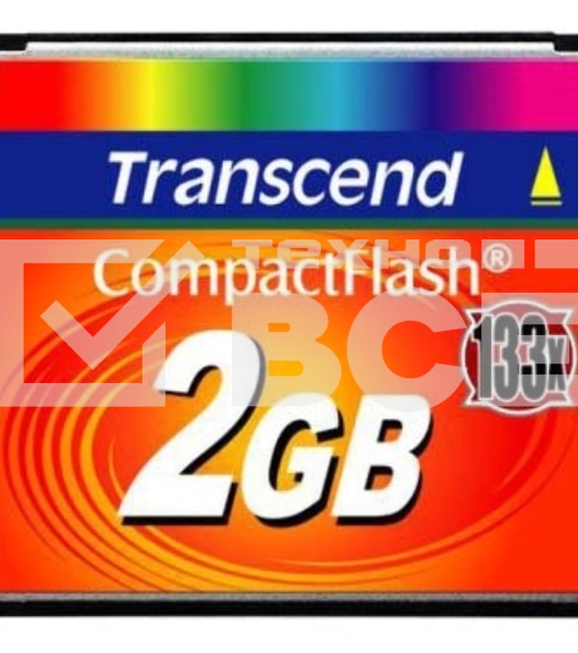 Флеш карта CF 2Gb 133x Type I Transcend (TS2GCF133)