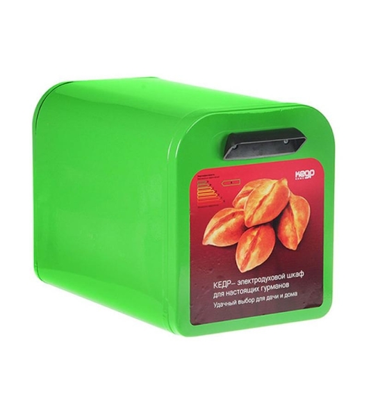 Мини-печь Кедр ШЖ-0,625/220 салатовый, мощность 625Вт., внутренний объем 10л