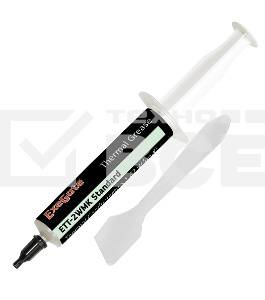 Термопаста ExeGate ETТ-2WMK Standard, шприц, 30г