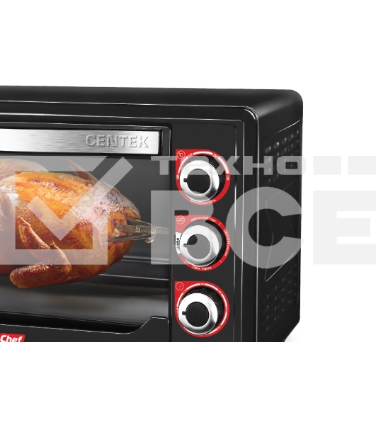 Мини-печь Centek CT-1530-36 GRILL (черный)