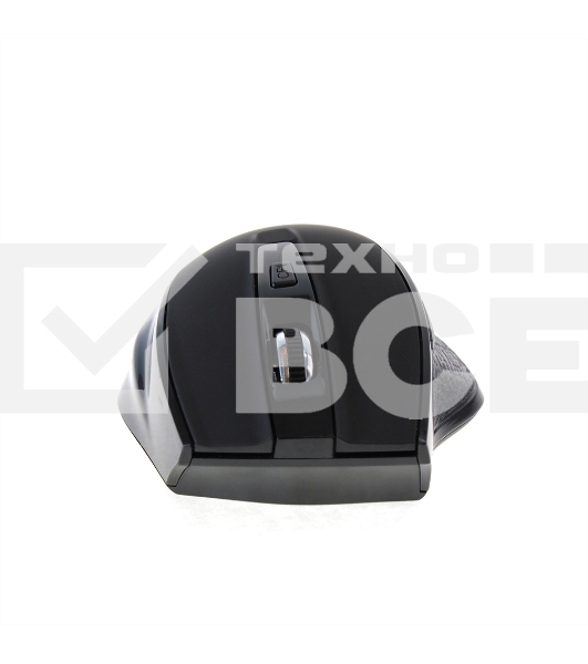 Мышь беспроводная Crown CMM-935W черный, 1600 dpi, радиоканал, USB, кнопки - 6
