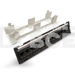 Монтажное оборудование Hyperline PPW-12-8P8C-C5e Патч-панель настенная, 12 портов RJ-45(8P8C), категория 5е, с подставкой, фото4