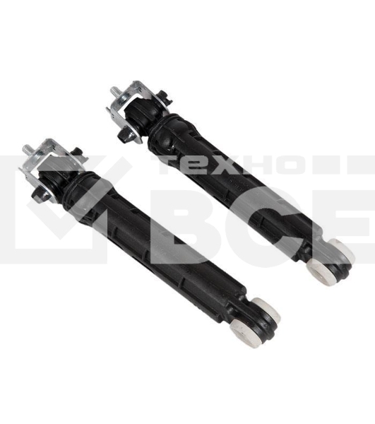 Амортизаторы для стиральной машины Indesit, Ariston, Hotpoint-Ariston, Hotpoint, 100N (комплект 2 шт с креплением)