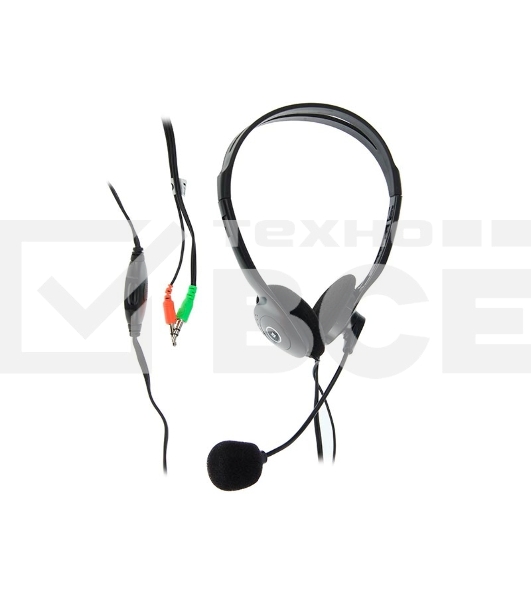 Гарнитура стерео Defender HN-102 накладные компактные 2 х 3.5 mm jack стерео кабель 1,8 м черный