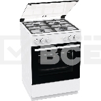 Комбинированная плита Gorenje GK6A20WF белый реш.чугун, фото3