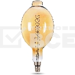 Лампа филам. Gauss Filament Vintage 8Вт цок.:E27 шар 220B 2400K св.свеч.бел.теп. (упак.:1шт) (152802008), фото3