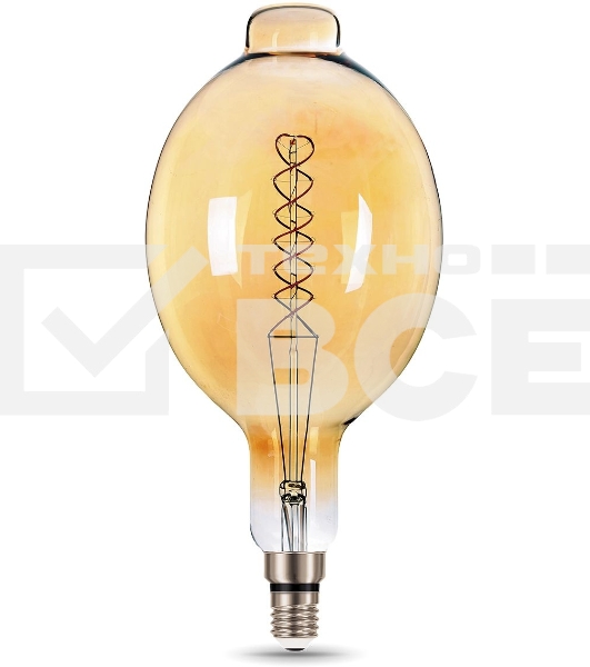 Лампа филам. Gauss Filament Vintage 8Вт цок.:E27 шар 220B 2400K св.свеч.бел.теп. (упак.:1шт) (152802008)