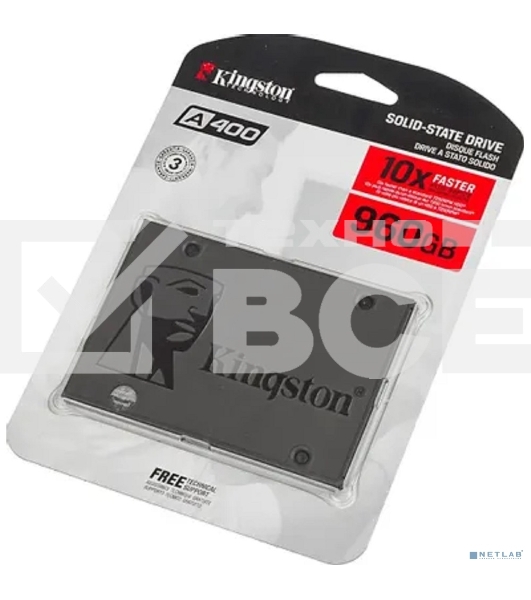 Накопитель SSD Kingston A400, 960GB, SATA III, 2.5