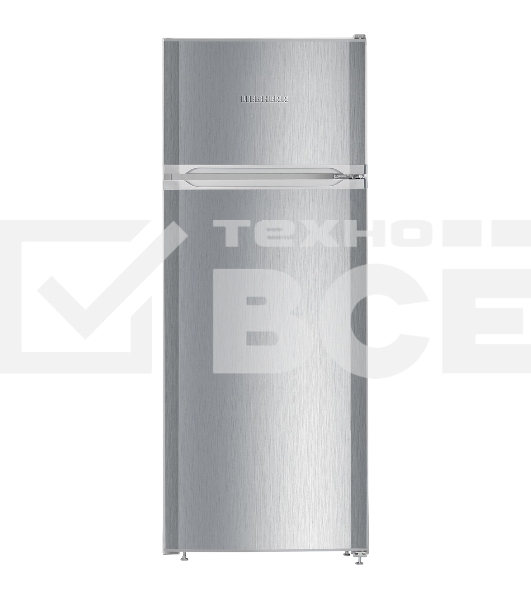 Холодильник Liebherr CTELE 2531-26 001 серебристый двухкамерный 189/44л морозилка сверху