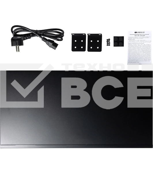 Неуправляемый PoE-коммутатор ORIGO OS1218P/190W/A1A 16x100Base-TX PoE+, 2x1000Base-T, PoE-бюджет 190 Вт, корпус металл
