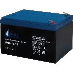 Battery Parus Electro, professional series HML-12-12, voltage 12V, capacity 12Ah (discharge 20 hours), max. discharge current (5sec) 180A, max. charge current 4.8A, lead-acid type AGM, terminals F2, LxWxH 151x98x95mm., full height with terminals 101mm., weight 4kg., service life 12 years., фото2