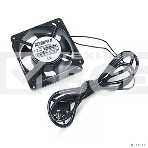 Вентиляторный модуль Cabeus, 220V, 1U, 38х120х120 мм (ВхШхГ), вентиляторов: 1, поток: 150 м3/ч, для настенных шкафов серии SH-05F, черный, фото 1