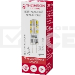 Лампа светодиодная Thomson TH-B4203 3Вт цок.:G4 капсул. 12B 4000K св.свеч.бел.нейт. (упак.:1шт), фото3