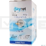Кабель SkyNet Light FTP нг-LSZH 4x2x0,46, низкое дымовыделение, нулевое содержание галогенов, медный, FLUKE TEST, кат.5e, однож., 305 м, box, оранжевый CSL-FTP-LSZH-4-CU, фото 1