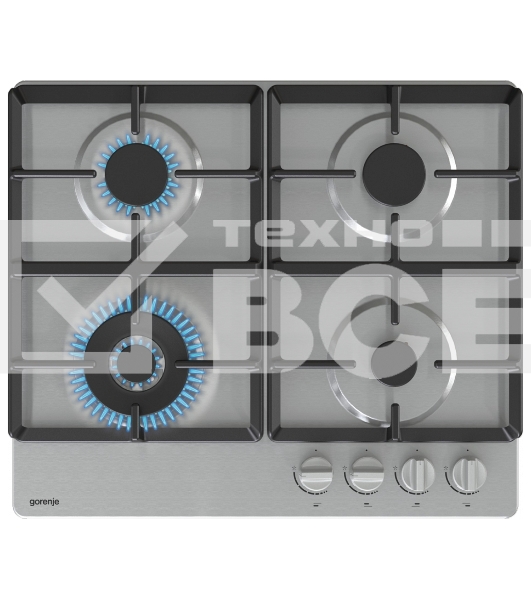 Газовая варочная панель Gorenje GW641XHF нержавеющая сталь