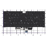 Клавиатура для ноутбука Huawei matebook D14 черная с подсветкой, фото3